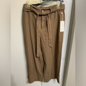 Joie Linen Pull On Pant Wide Leg